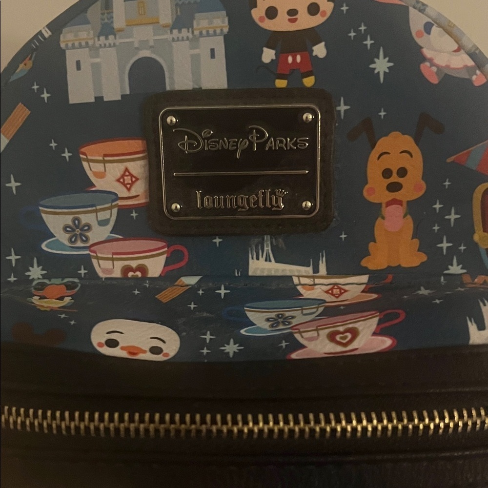 Loungefly Blue Disney Character Backpack - Picture 2 of 4